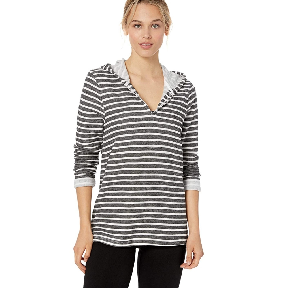 Beyond Yoga Women's Black & White Hoodie Small